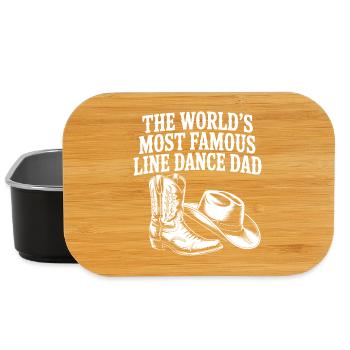 LineDance Papa Weltweite Legende - Lunch Box - Schwarz - Vorne