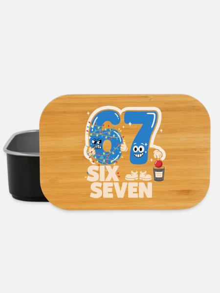 67 Six Seven Anti Weihnachten Lustig Italienisch B - Lunch Box - Schwarz
