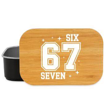 67 - Six Seven SixSeven 6-7  - Lunch Box - black - Front