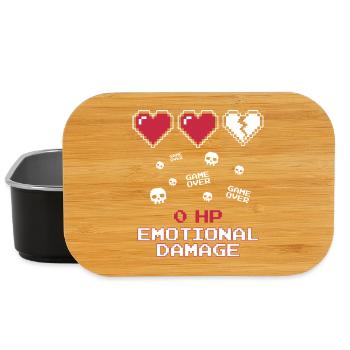 Emotional Damage Pixel - Lunch Box - Schwarz - Vorne