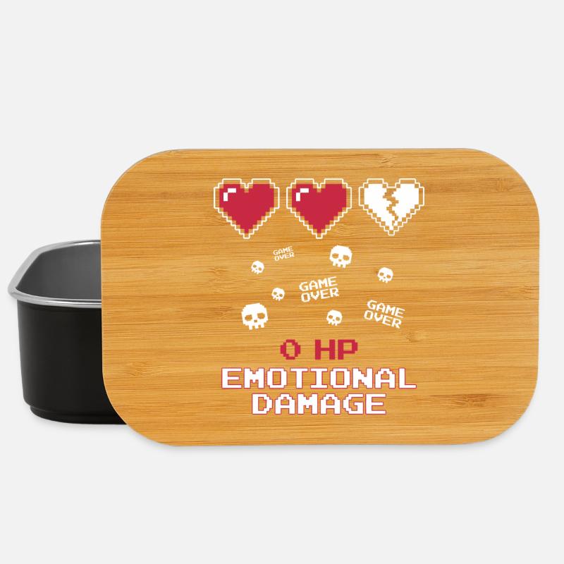 Emotional Damage Pixel - Lunch Box - Schwarz