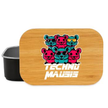 Techno Mausis - Lunch Box - Schwarz - Vorne