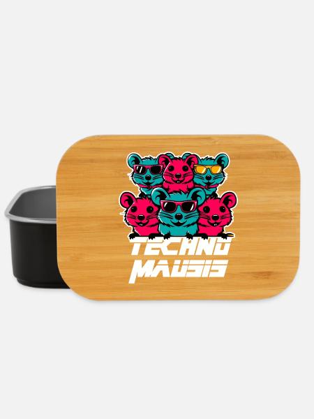 Techno Mausis - Lunch Box - black