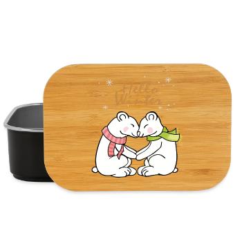 Hello Winter - Lunch Box - black - Front