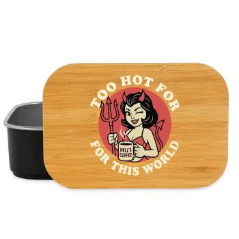 Too hot for this world - Lunch Box - black - Front