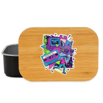 90s Cyber Punk - Lunch Box - black - Front