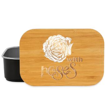 Vintage Rose - Lunch Box - black - Front