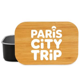 Paris City Trip Frankreich Reise - Lunch Box - Schwarz - Vorne