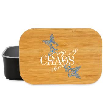 Butterfly font with wings - Lunch Box - black - Front
