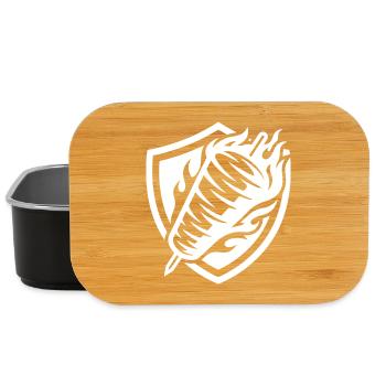 Döner Symbol Dönerskeß - Lunch Box - black - Front