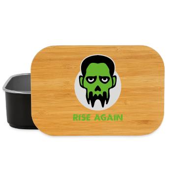 Zombie Head - Design de morts-vivants inquiétants pour Halloween - Boîte à goûter - noir - Devant