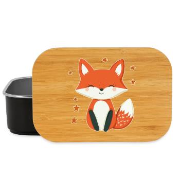 Fuchs und Sterne - Lunch Box - Schwarz - Vorne