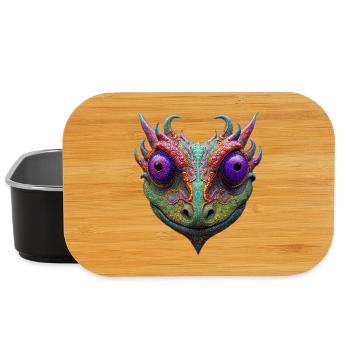 Mystic Toad/Frog/Gecko/Lizzard/Alien - Lunch Box - black - Front