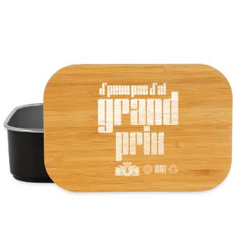 Ich kann nicht, ich habe Grand Prix – Grunge - Lunch Box - Schwarz - Vorne
