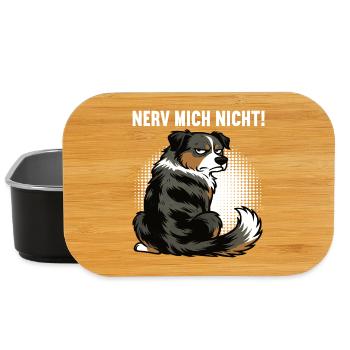 Nerv Mich Nicht Australian Shepherd Aussie Aussies - Lunch Box - Schwarz - Vorne