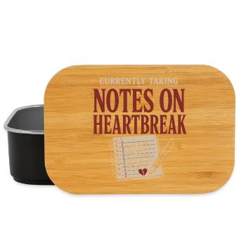 Poetcore Poet Poesie Dark Academia Geschenk - Lunch Box - Schwarz - Vorne