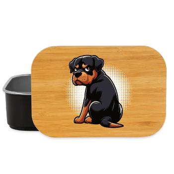 Rottweiler Propriétaire de Rottweiler Lovers - Boîte à goûter - noir - Devant