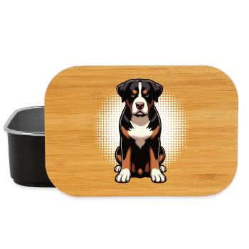 Appenzeller Mountain Dog Mountain Dog Mountain Dog Mother - Lunch Box - black - Front