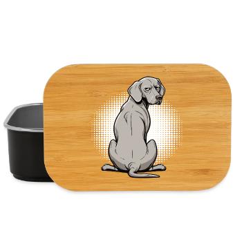Weimaraner Weimaraner Owner Weimaraner Enthusiast - Lunch Box - black - Front