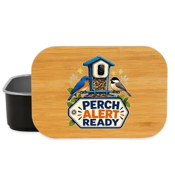 PERCH ALERT READY - Lunch Box - Schwarz - Vorne
