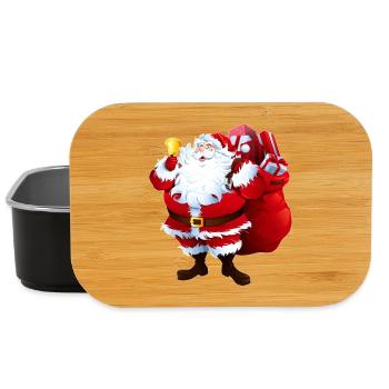 Weihnachtsgeschenk - Lunch Box - Schwarz - Vorne