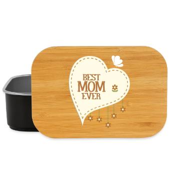 Best Mom Ever - Lunch Box - black - Front