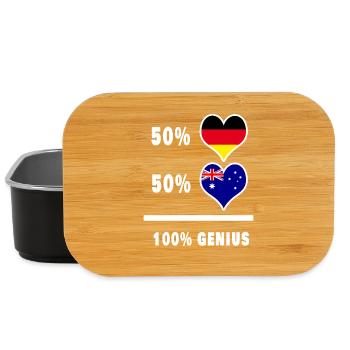 Allemagne et Australie brillant / cadeau - Boîte à goûter - noir - Devant