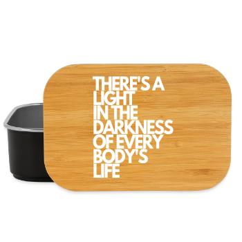 There's a light in the darkness of everybodys life - Lunch Box - black - Front