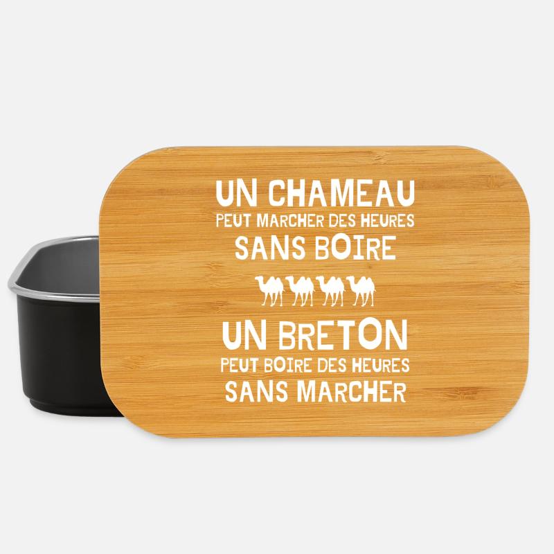 bretagne, bretagne humour, breton - Boîte à goûter - noir