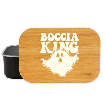 Boccia King Boules Bal Halloween Costume - Boîte à goûter - noir - Devant