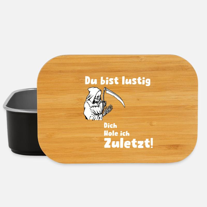 Du Bist Lustig. Dich hole ich zuletzt! - Lunch Box - Schwarz