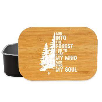 Forest Mind Soul Quest - Lunch Box - black - Front