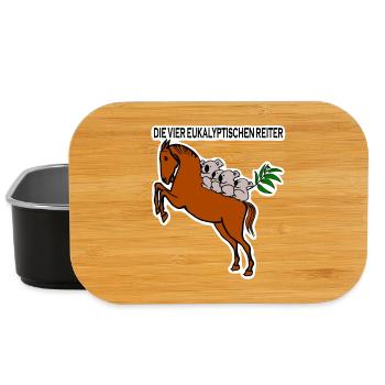 Eukalyptische Reiter - Lunch Box - Schwarz - Vorne
