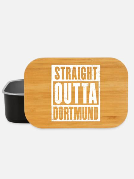 Dortmund, Ruhrgebiet, Ruhrpott, echter Dortmunder - Lunch Box - Schwarz