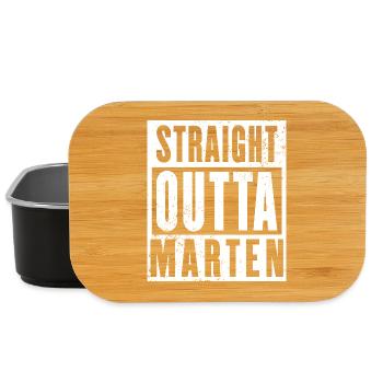 Dortmund Marten, Stadtteil, Ruhrgebiet, Ruhrpott - Lunch Box - Schwarz - Vorne