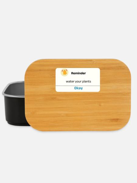 Water Your Plants, Grow Your Style! - Lunch Box - black