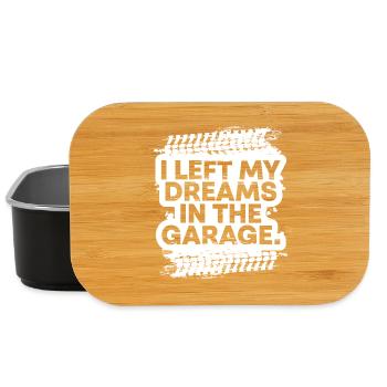 J’ai laissé mes rêves dans le cadeau fanatique de voiture de garage - Boîte à goûter - noir - Devant