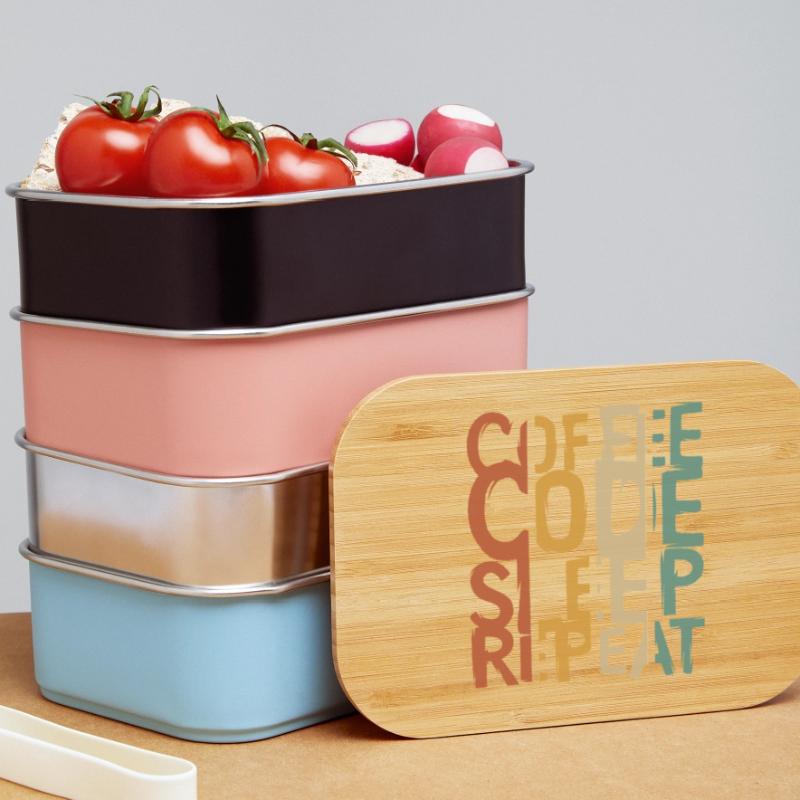 Coffee Code Sleep Repeat – Conception pour les développeurs Boîte à goûter
