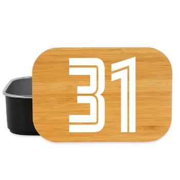 Trikot mit der Nummer 31 – Geschenk zum 31. Geburtstag - Lunch Box - Schwarz - Vorne
