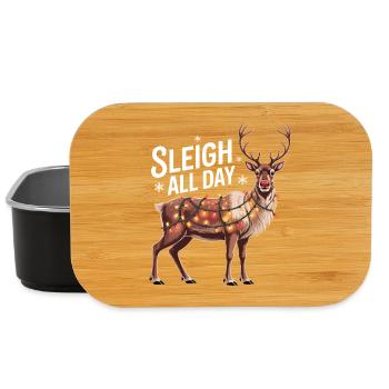 Sleigh All Day - Lunch Box - black - Front