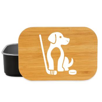 Teckel Beagle Maître Maître De Hockey sur Glace - Boîte à goûter - noir - Devant