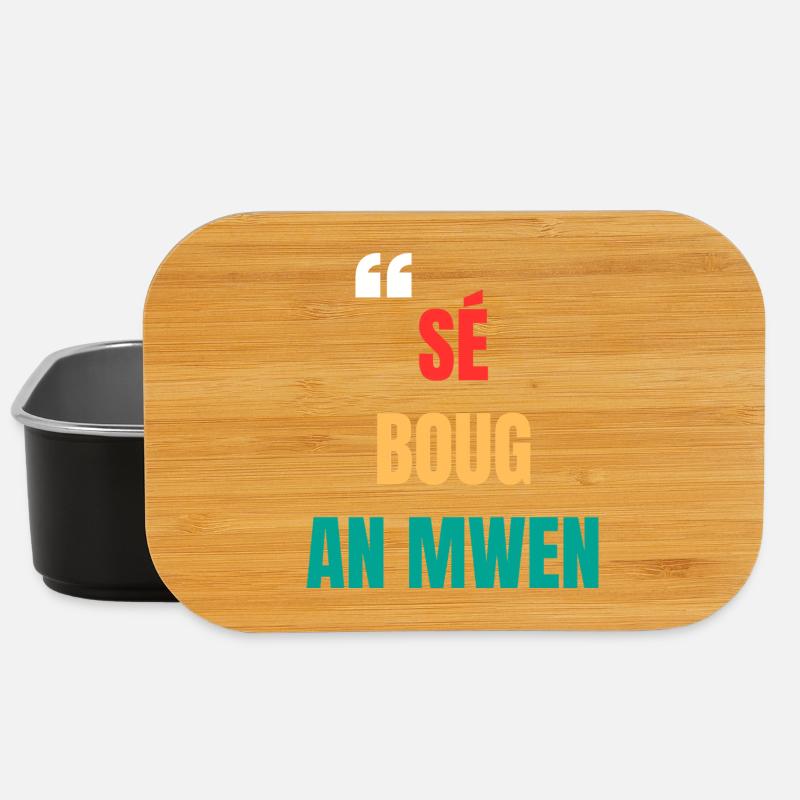 T-shirt créole « Sé boug an mwen » – Complicité - Boîte à goûter - noir