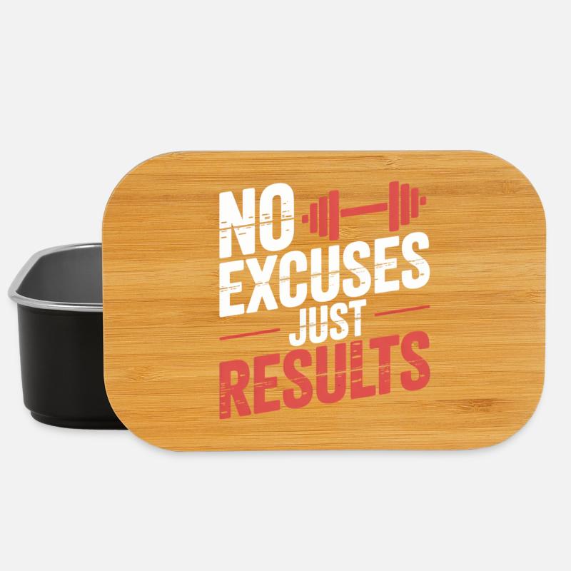 Pas d'excuses, résultats - Boîte à goûter - noir