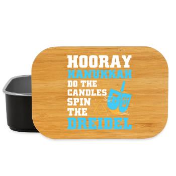 Hanukah Chanukkah Hanukkah - Lunch Box - black - Front