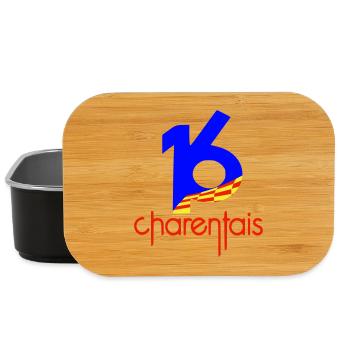  16 Charentais Bleu Rouge - Boîte à goûter - noir - Devant