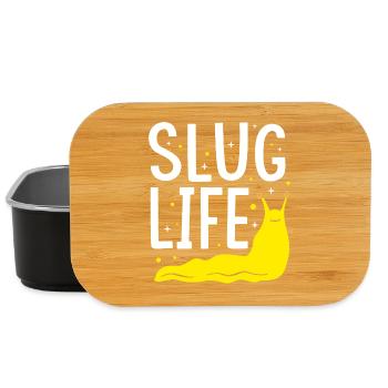 banana snail - Lunch Box - black - Front