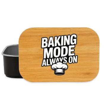 Baking Mode - Backmodus Immer An - Lunch Box - Schwarz - Vorne
