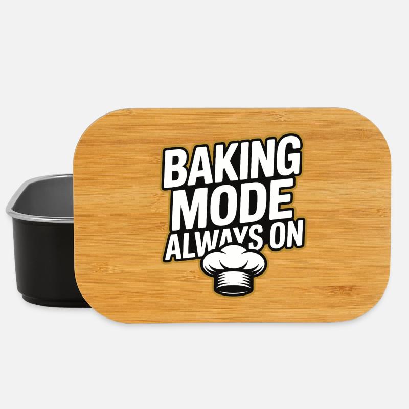 Baking Mode - Backmodus Immer An - Lunch Box - Schwarz