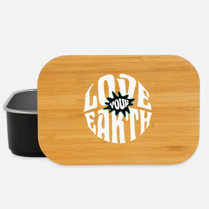 Love your Earth - Lunch Box - black