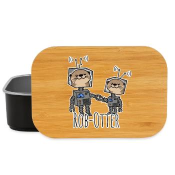 Rob-Otter - Roboter Otter für Technik und Tierfans - Lunch Box - Schwarz - Vorne